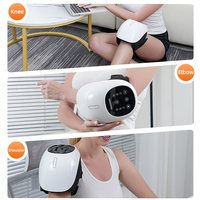 Masseur électrique pour les genoux, soulagement de la douleur, vibration chauffante, thérapie par lumière rouge, ABS + tissu, batterie au lithium, rechargeable par USB, arthrite