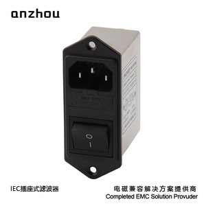 Filtro de Corriente Anzhou IEC CW2C 10A Tipo T de Modo Común para Alimentación - Product Image 1
