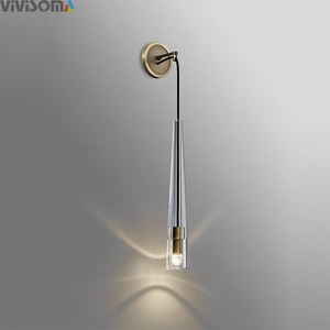 Appliques murales intérieures WL38055, lampe suspendue longue tube unique pour îlot de cuisine, chambre à coucher, salon - Product Image 3
