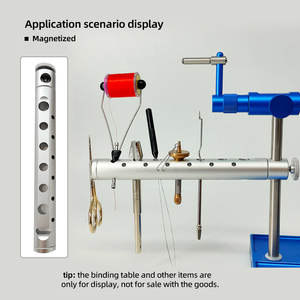 แถบเครื่องมือแม่เหล็กสำหรับการบินที่มีผลผูกพันเครื่องมือการบินชั้นเก็บเครื่องมืออะลูมิเนียมอัลลอยด์ที่วางคันเบ็ดโลหะสำหรับเก็บและจัดเรียง - Product Image 3