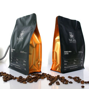 תחתון שטוח לעמוד כיס אלומיניום בגודל מותאם אישית נייר אלומיניום נייר חבילה מזון כיתה קפה שעועית אבקת mylar שקית עם שסתום - Product Image 3