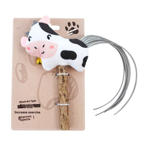 Jouet pour chat Liao, bâton de taquinerie, bâton à mâcher, bâton à gratter, herbe à chat, outil de plaisir personnel apaisant, fournitures pour animaux de compagnie - Product Image 5