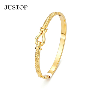 <b>Bangles</b> OEM/OEM custom waterproof stainless steel Gold plating Fashion Jewelry hypoallergenic supplies - Product Image 3