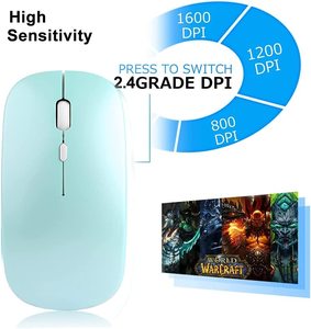 Không Dây Cho <span class=keywords><strong>Bluetooth</strong></span> Chuột Thiết Kế Mỏng Đa-Thiết Bị Tương Thích Cho Đối Với Apple Samsung Đối Với Xiaomi Điện Thoại Di Động Máy Tính Bảng Máy Tính Xách Tay - Product Image 5