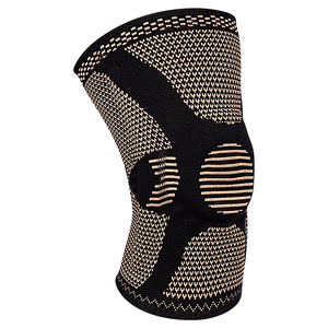 Genouillère en silicone antidérapante avec lettres, réglable, élastique, respirante, unisexe, pour la gym, le sport, le fitness, l'entraînement et la sécurité - Product Image 1