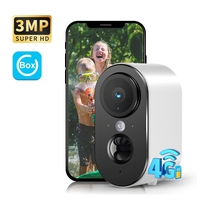 Caméra Boîtier 4G TZ-SK335EU avec Détection de Mouvement Sirène Intégrée Vision Nocturne Capteur CMOS Stockage Cloud et SD Garantie 1 An