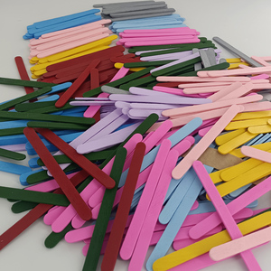 <span class=keywords><strong>Palitos</strong></span> <span class=keywords><strong>de</strong></span> <span class=keywords><strong>Madera</strong></span> <span class=keywords><strong>de</strong></span> Colores Pulidos Ecológicos Multiusos para Manualidades, Material Creativo para Aprender, Venta al por Mayor - Product Image 6