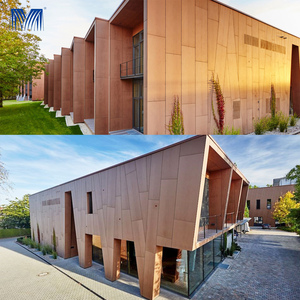 Revêtement composite en aluminium pour façade de Palestine, sur mesure, à découpe inférieure, panneaux sandwich pour façade en acier et aluminium avec <span class=keywords><strong>isolation</strong></span> - Product Image 2