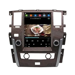 12.1インチUSBカーラジオマルチメディアプレーヤー (Nissan Patrol 2010-2018用) ワイヤレスCarPlayを備えたGPSナビゲーションはMP3プレーヤーをサポート