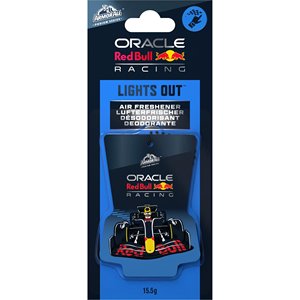 Deodorante per auto Red Bull Racing con fragranza sportiva Lights Out - Product Image 1
