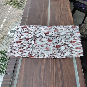 Robe kimono en coton bleu grande taille à motif floral, vêtements de détente imprimés à la main, prix de gros disponible - Product Image 4