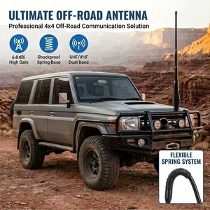 Antenne aérienne en fibre de verre à gain élevé pour communication CB UHF 477 MHz tout-terrain robuste, style <span class=keywords><strong>KN</strong></span>, 6,0 dBi, pour camion 4x4, vente en gros, offre spéciale - Product Image 3