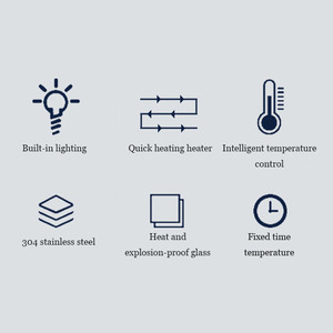 Four électrique industriel <span class=keywords><strong>de</strong></span> grande capacité 220V rotatif intelligent multifonction pour rôtir l'oie et l'état du poulet nouveau - Product Image 6