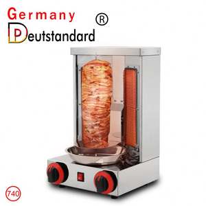 Deutatandard <span class=keywords><strong>allemand</strong></span> Machine à doner <span class=keywords><strong>kebab</strong></span> à gaz rotative automatique Machine à griller pour poulet Shawarma à vendre - Product Image 4