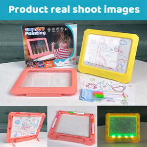 Jouets éducatifs, peinture graffiti, écriture magique, tableau de dessin 3D lumineux, jouets d'écriture pour enfants - Product Image 4