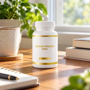 Capsules de DHA végétaliennes à base d'algues, formule pour la puissance cérébrale, complément alimentaire, formule personnalisée, usine OEM ODM - Product Image 2