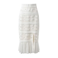 Design élégant pour femmes sans manches robe d'été col rond coupe ajustée décontracté 2 pièces ensemble-vente en gros Offre Spéciale élégant pull pour femmes