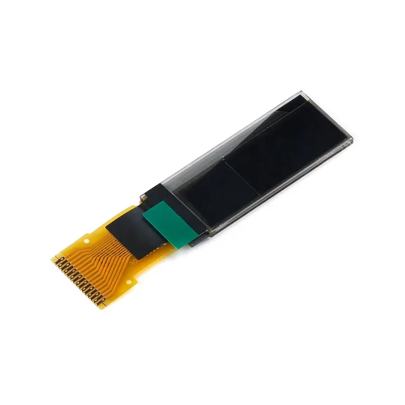 0.91 "0.91 inci layar Modul tampilan OLED putih/biru/kuning 128X32 modul tampilan LED LCD antarmuka IIC SPI SSD1306 UNTUK Arduino