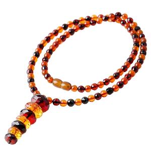 Collana di <span class=keywords><strong>ambra</strong></span> sfaccettata naturale del mare baltico non ottimizzata Vintage <span class=keywords><strong>ambra</strong></span> ciliegia con girocollo alla moda <span class=keywords><strong>ambra</strong></span> arancione - Product Image 2