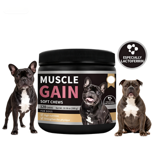 L'assistenza sanitaria per animali domestici integra il guadagno muscolare del cane che mastica per promuove la resistenza che fornisce l'esercizio di aiuto energetico - Product Image 1