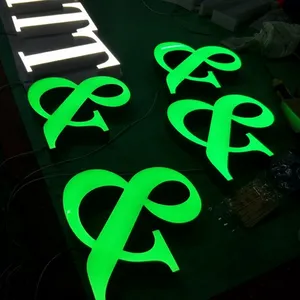 Letter Number Signboard Outdoor Stainless Steel Led Sign 3D Letter Sign Board