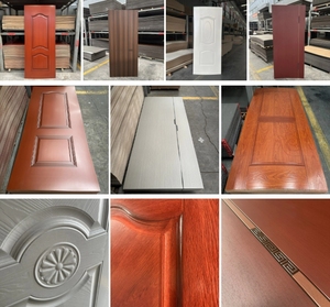 Moderne Design-Türverkleidung Hochwertige Formgepresste HDF-Türverkleidung Amerikanischer Stil Fertiggestaltete Oberfläche Wasserdichte Türverkleidung - Product Image 6