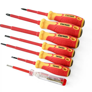 Outools Insulated <b>Screwdriver</b> Set 7 Pc Cross Flat Head Electrician Repair Tool - Product Image 2