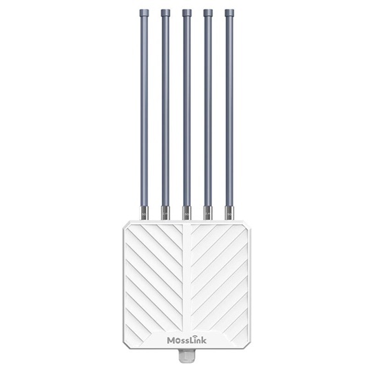 New Mosslink AX3000 WiFi 6 Access Point Outdoor WiFi Extender Long Range with Dual Band PoE IP67 Waterproof 5*8dBi Antennas