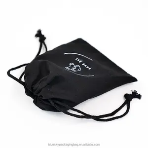 الصين تصنع الحقائب الزهيدة الثمن حقائب قطنية للهدايا مصنوعة من القماش مطبوعة بشكل يخصص حقائب بأربطة