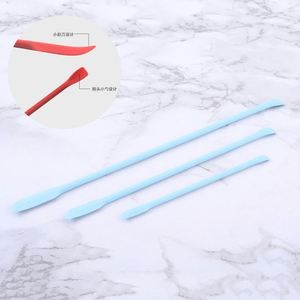 Mini <b>Silicone</b> Spatula Set Small Rubber Spatula for Makeup Thin Jar Scraper for Kitchen and Beauty - Product Image 5