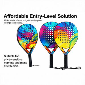 ไม้พายแพเดิล ABS แบบกำหนดเองสำหรับโรงเรียนและการจัดหาจำนวนมาก ไม้พายกีฬาระดับเริ่มต้นราคาประหยัดพร้อมคุณภาพที่มั่นคง ราคาโรงงาน - Product Image 4