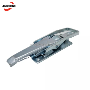 Loquet à ressort à bascule pour rideau de rideau en acier, <span class=keywords><strong>remorque</strong></span> de camion, porte latérale, loquet à bascule, attache sur serrure centrale - Product Image 4