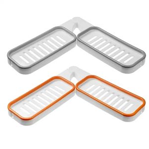 Support mural rotatif pliable double usage pour éponge et savon, organisateur d'angle pour lavage des mains, vente en gros directe usine - Product Image 2