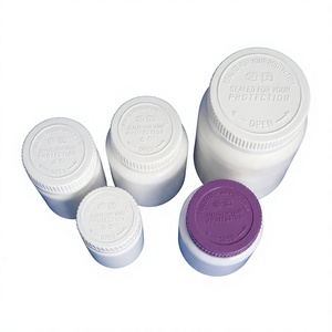 Botella de PET Personalizada de Boca Ancha con Tapa de Rosca y Cierre a Prueba de Niños para Envasado de Vitaminas y Suplementos Farmacéuticos - Product Image 1