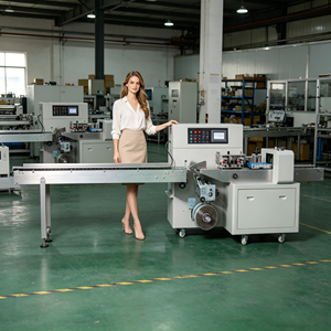 Food Packaging Machine Pillow Packer Precise Counting Function for Quantitative Food Commodity Packing - Product Image 1