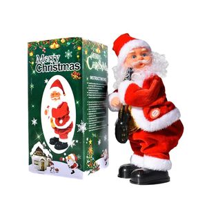 Jouets de Noël animés avec Père Noël dansant et chantant, jouets de Noël animés avec Père Noël qui danse et qui fait vibrer les fesses pour les enfants - Product Image 6