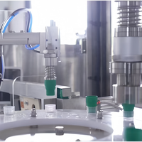 Machine de remplissage et de scellage automatique de liquides pour huile de CBD et huile aromatique, avec pompe péristaltique, pour flacons de 10 ml