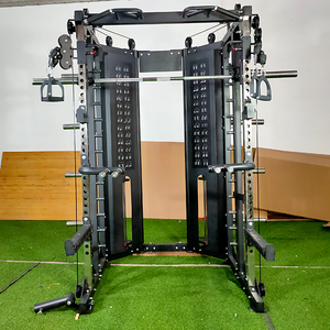 Equipo de Fitness Todo en Uno, Polea de Cable, Entrenamiento Multifuncional, Power <span class=keywords><strong>Rack</strong></span> Smith <span class=keywords><strong>con</strong></span> Torre de Pesas - Product Image 4