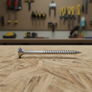 Vis pour panneaux de particules Fischer 4,5 mm 45 mm Tête Torx Acier galvanisé Filetage grossier Métrique Grade A2 - Product Image 2