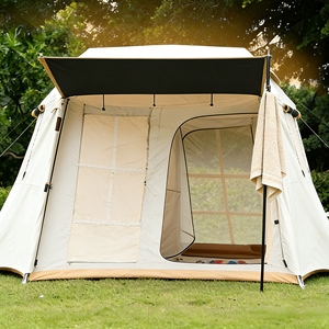 Tente de camping familiale professionnelle avec <span class=keywords><strong>abri</strong></span> solaire intégré et système de support pour un confort tout au long de la journée - Product Image 3