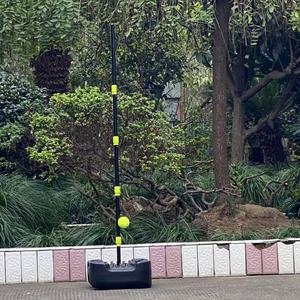 Équipement d'entraînement de tennis amusant Ensemble d'entraînement de balle de balançoire pour la pratique de précision Spin <span class=keywords><strong>Swingball</strong></span> Grip Solo Cricket Rebound Machine - Product Image 1