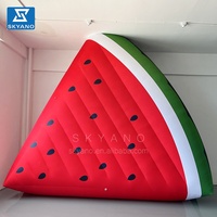 Modèle de fruit de simulation gonflable publicitaire Ballon de pastèque publicitaire personnalisé pour affichage