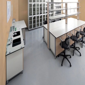 Mesa de laboratorio de química personalizada, mueble de laboratorio móvil, precio de fábrica - Product Image 3