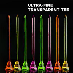 ทีตีกอล์ฟยางใสแบบชั้นเดียว ทนทาน ยี่ห้อ Passen New Ultra-Fine ขนาด 8.3 ซม. รับทำโลโก้ มีหลายสี พร้อมส่ง - Product Image 2