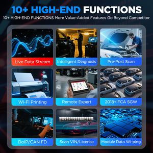 Lancering X431 Immo Elite Key Programmeur Auto Immobilisator Programmeertools Alle Systeem Diagnostische Scanner Met 39 Reset Service - Product Image 6