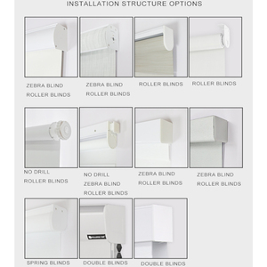 Personnalisé 1% 3% 5% 10% Stores solaires sans fil pour fenêtre avec filtrage de la lumière Stores solaires d'<span class=keywords><strong>intérieur</strong></span> sans fil Stores enrouleurs - Product Image 3