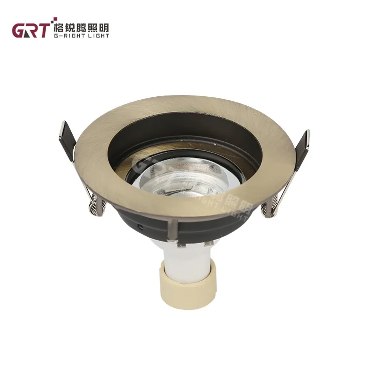 Harga grosir dapat disesuaikan rumah Hotel 7w 15w 20w 30w sorot tersembunyi Gu10 Led Cob Downlight