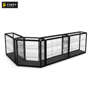 Vitrina de vidrio para tienda de humo, Vitrina con puerta de vidrio, luz, precio de fábrica, OEM, ODM - Product Image 5