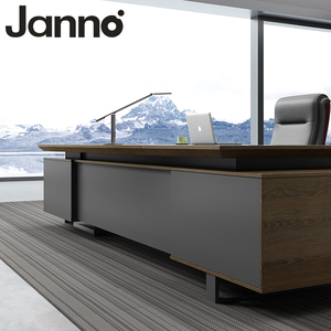 Luxe ceo gestionnaire bureau moderne pour mobilier de bureau en forme de conception - Product Image 6