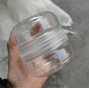 Boîte en plastique PET écologique de qualité alimentaire, forme hamburger mignonne, pot créatif pour boue capillaire cristalline, emballage alimentaire, pot double face - Product Image 6
